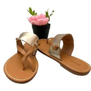 👠$165👠 SOLUDOS Slotted Thong Sandal